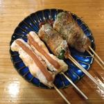 梅ささみ＆ピーマンチーズ(炭火やきとり 恵 （メグミ）)