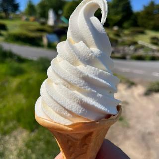 ソフトクリーム　りんご(浪岡産りんご入り)