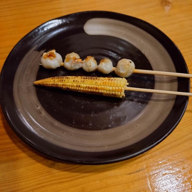 めぼう＆ヤングコーン(炭火やきとり 恵 （メグミ）)
