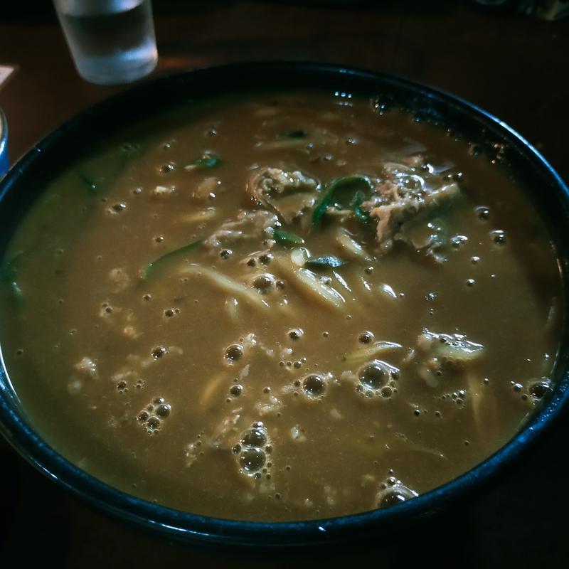 カレーうどん(鹿児島うどん)