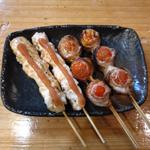 梅ささみ＆トマト巻き(炭火やきとり 恵 （メグミ）)