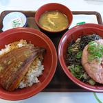 まぐろ丼＆うな丼
