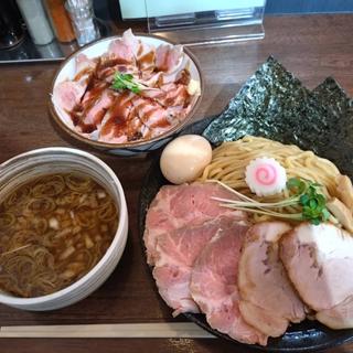 特製おさかなつけそば＆低温チャーシュー丼(つけそば 一福 澪 ~Rei~)