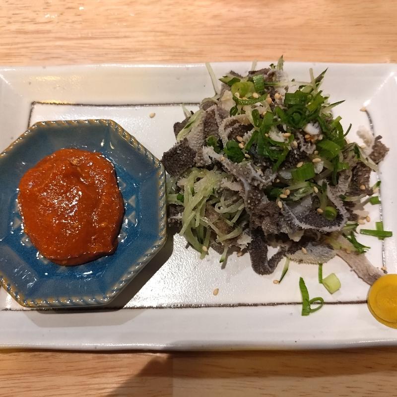 センマイ刺し(大衆酒場 といろ)