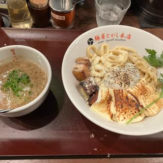 新！濃厚豚骨醤油つけ麺〜カルボナーラ仕立て〜 (限定)