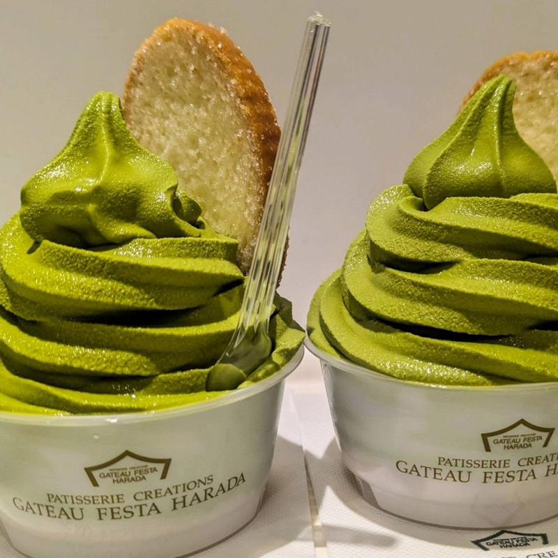 ソフトクリーム・デ・ロワ 抹茶(ガトーフェスタハラダ　東京グランスタ店)