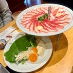 元祖そばつゆ仕立て黒豚しゃぶコース　にぃの味