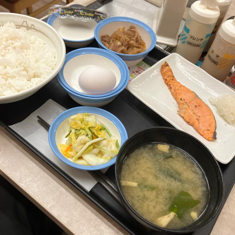 焼鮭定食(松屋 恵比寿西店)