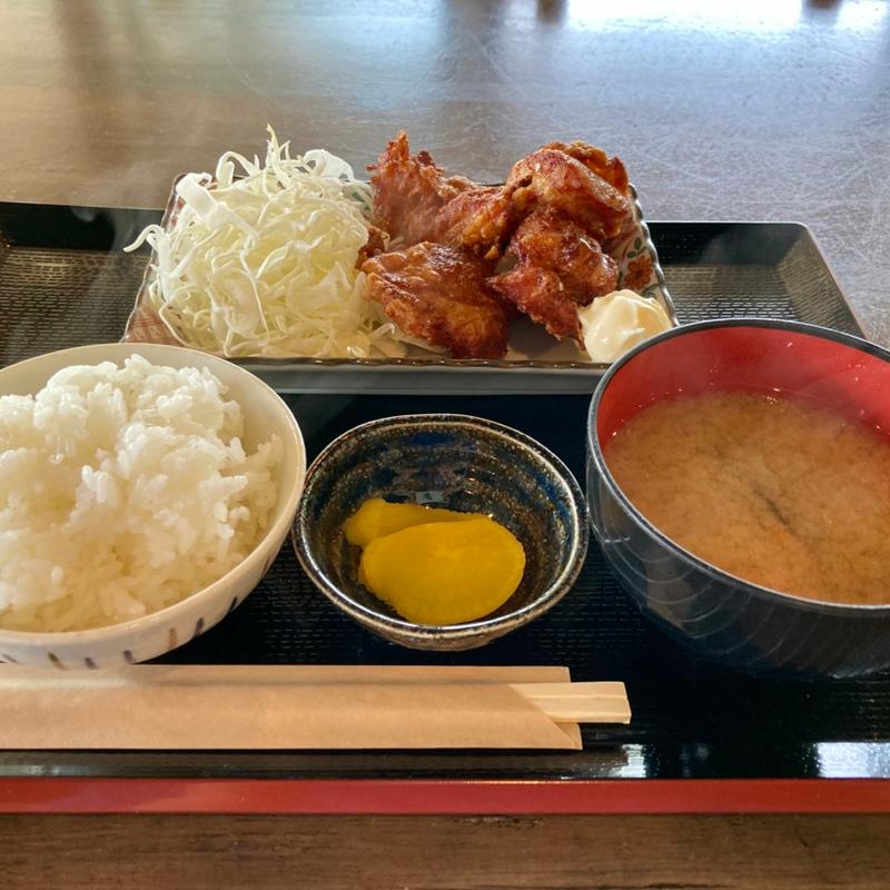 唐揚げ定食(森のばあちゃん食堂)