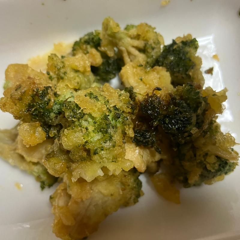 ブロッコリーの天ぷら(ラ・ムー 岸和田カンカン店)