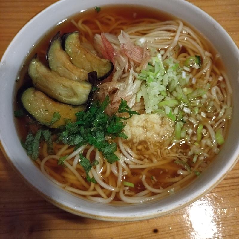 薬味たっぷり冷や麦(炭火やきとり 恵 （メグミ）)