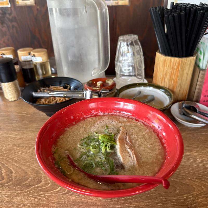 背脂らぁめん(とんこつらぁめん博多流 斗樹 八丁堀店)