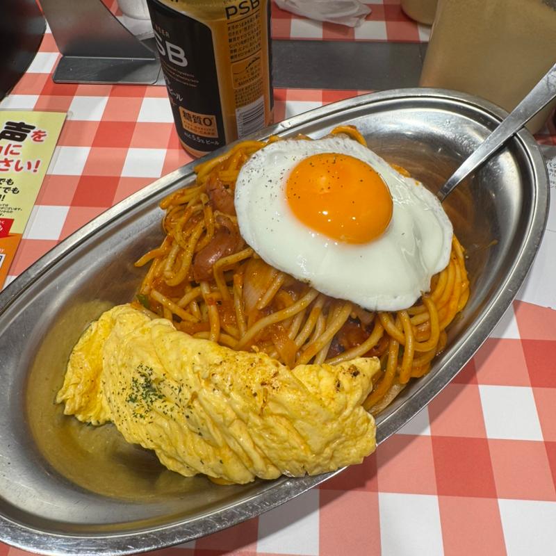 ナポリタン　大盛(スパゲティーのパンチョ)