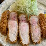 六白黒豚 上リブロース定食 260g