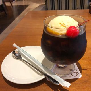 アイスコーヒーフロート（加糖）