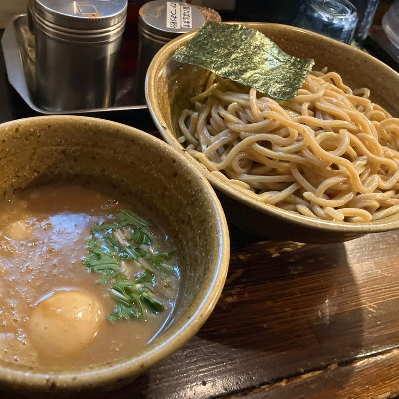 ベジポタつけ麺 味玉入り+大盛り(つけ麺 えん寺 吉祥寺総本店)