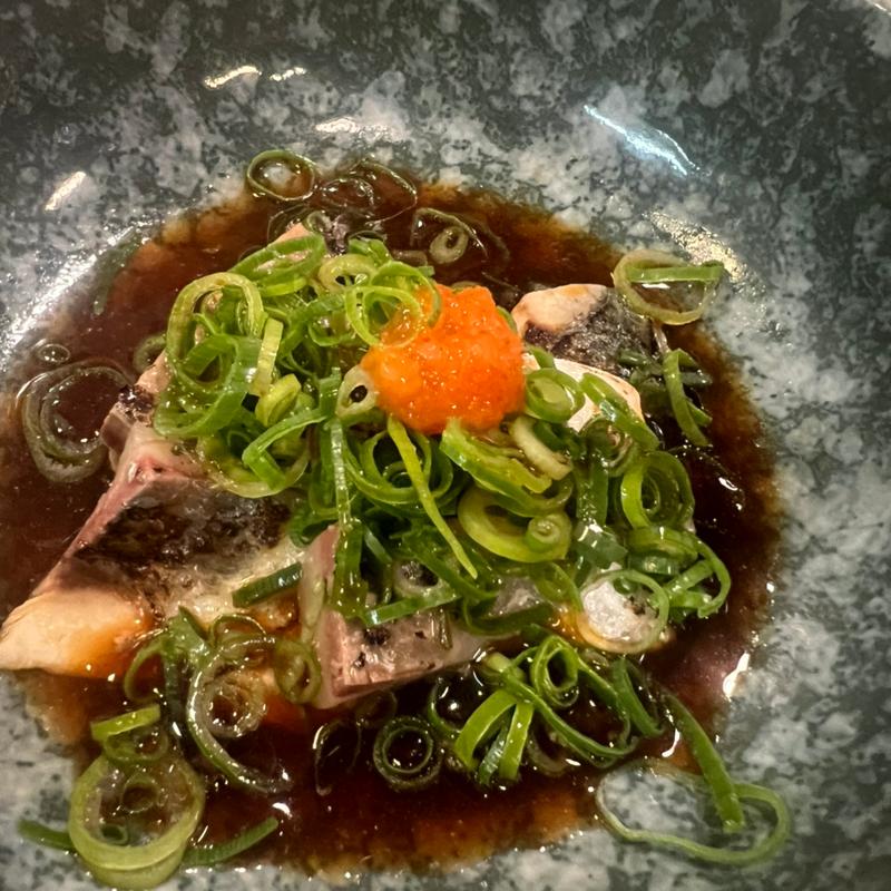 坊勢鯖の炙りポン酢(司 )