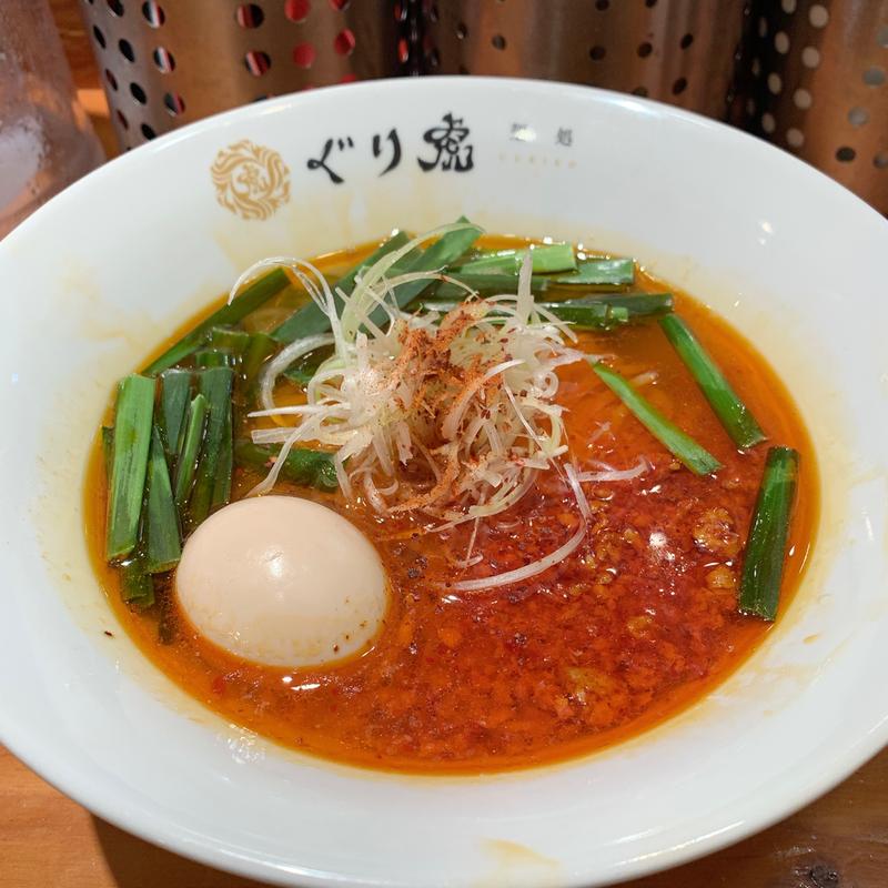 赤い鶏塩ラーメン(麺処ぐり虎 海老名店)