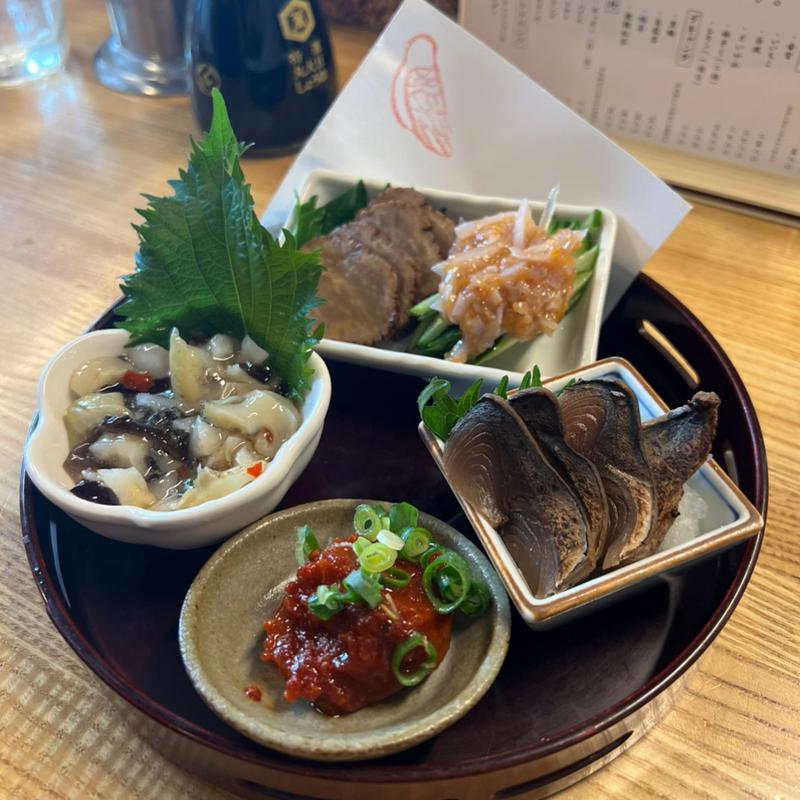 肴の盛り合わせ5種(鳩乃湯（はとのゆ）)