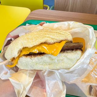 ソーセージマフィンセット(マクドナルド 環状線四女子町店)