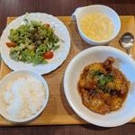 ランチセット 酢鶏