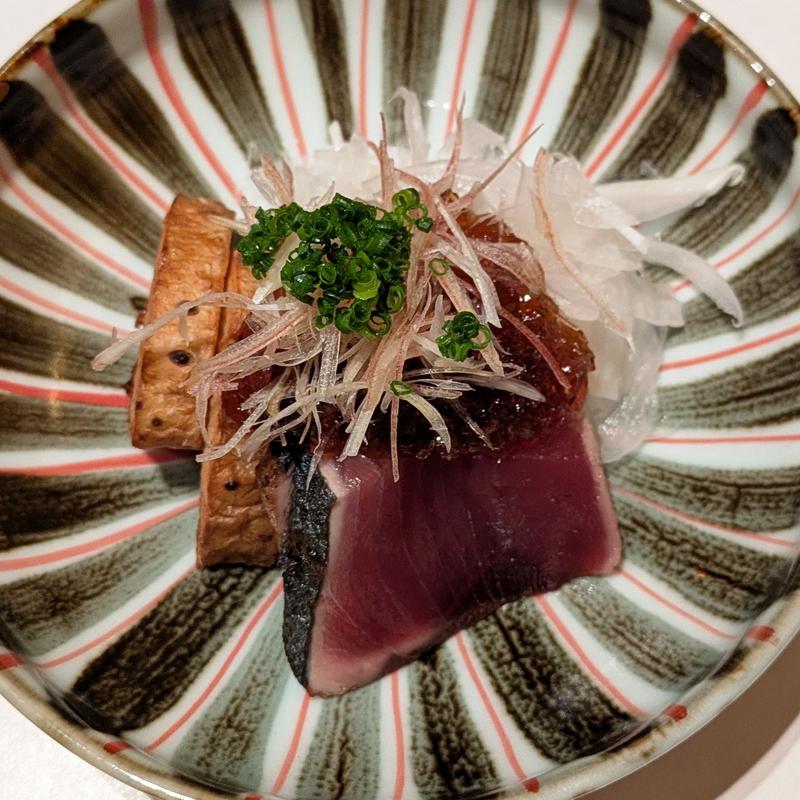 鰹たたき(個室会席 北大路 銀座本店)