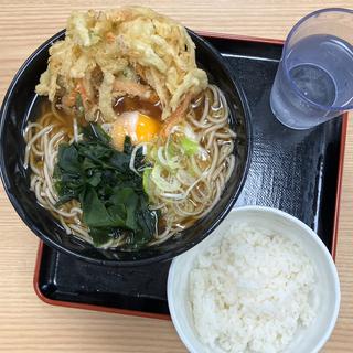 天玉そば+小ライス(名代 箱根そば 永山店)