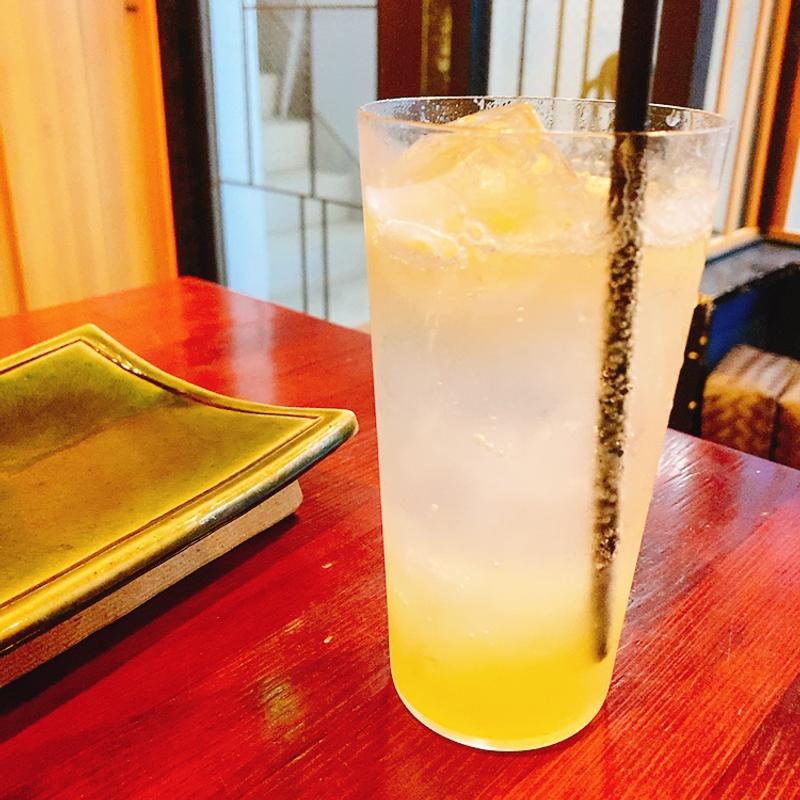 自家製レモンスカッシュ(啐啄いな村 白島店)