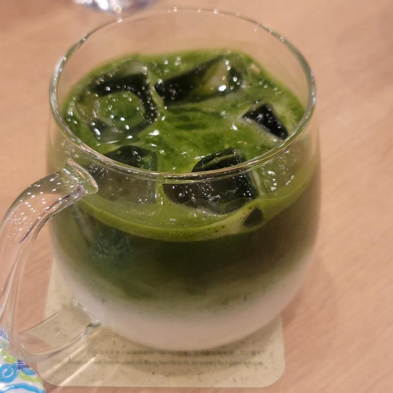 アイス抹茶ラテ(ocha room ashita)