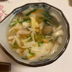 豆福豆腐の野菜あんかけ