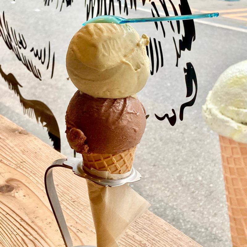 アールグレイショコラ+ピスタチオ(Groovy Ice Cream GUFO)