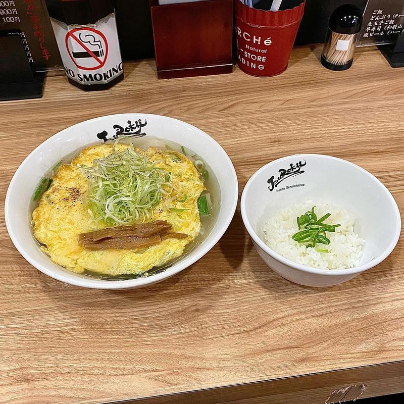 天津麺 ごはん付き(麺屋丈六 キーノ和歌山店)