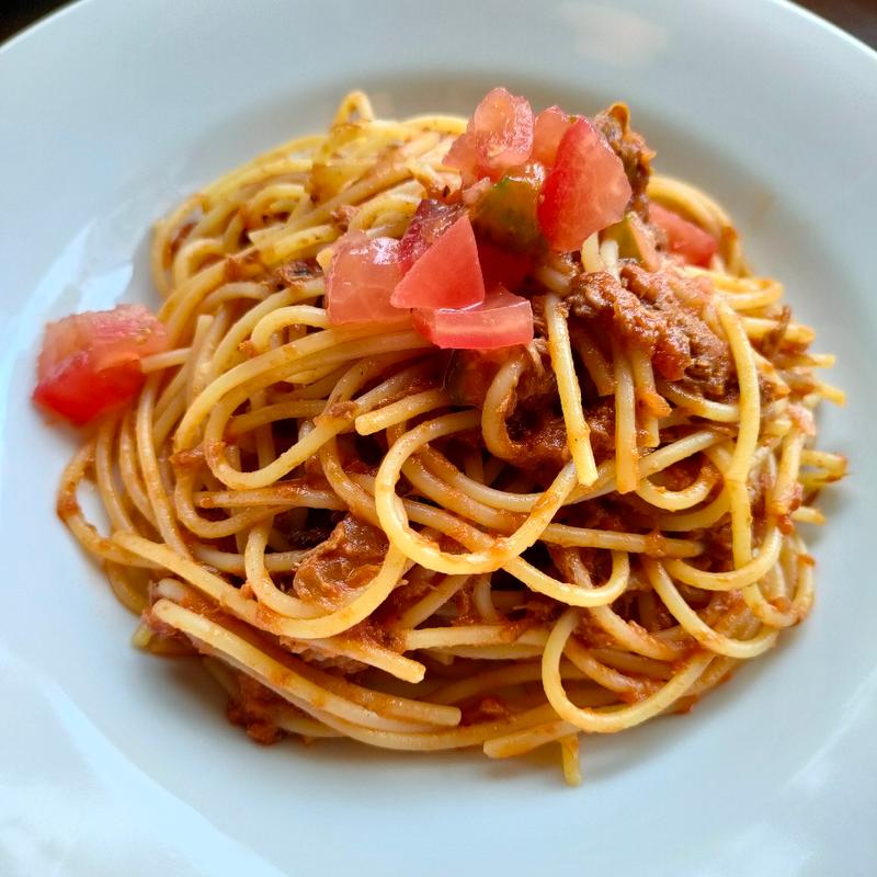 ラム肉のラグーパスタ(FiGARO)