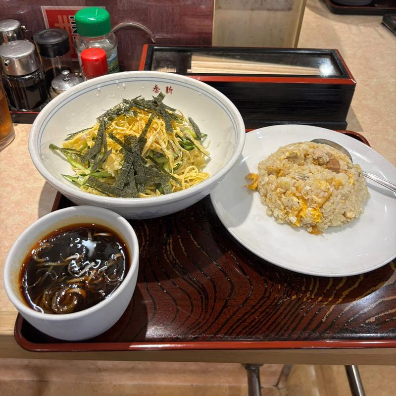 つけ麺半チャーハンセット(香新)