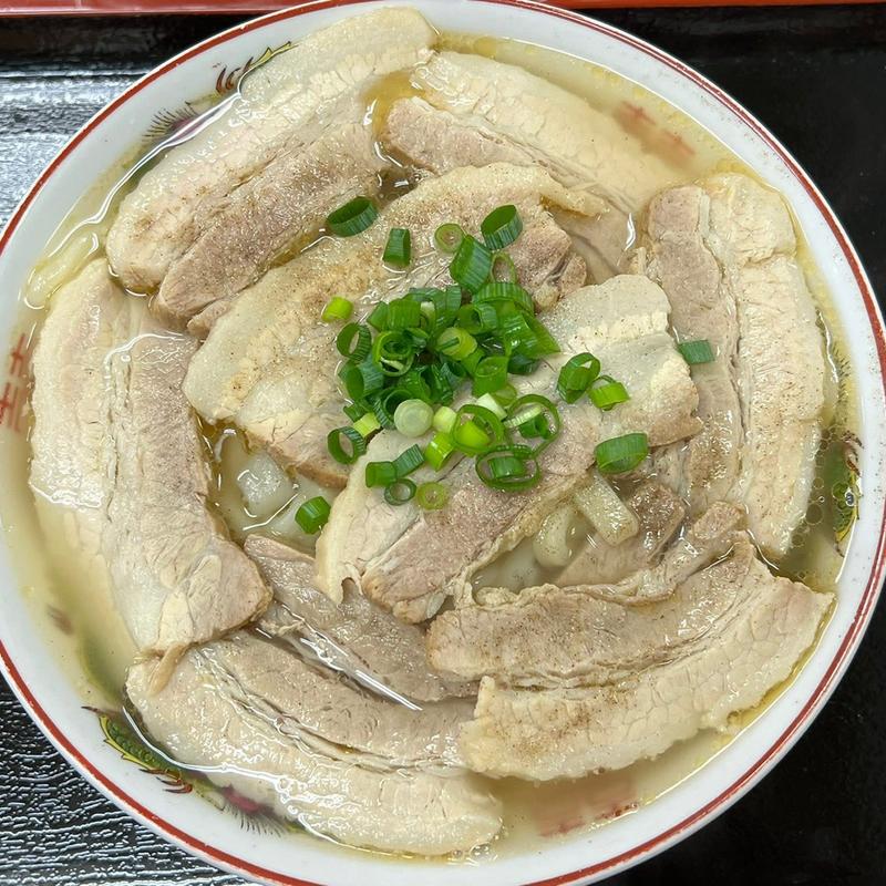 チャーシューうどん(いわい製麺)