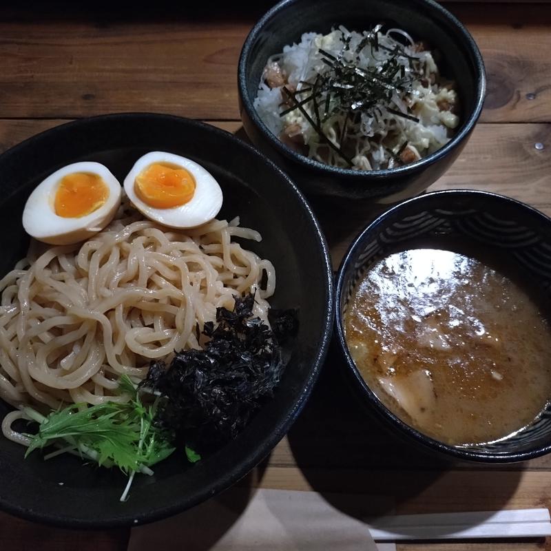 魚介豚骨つけめん＆炙りチャーマヨ丼(じゃジャ旨 )