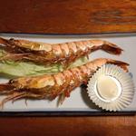 海老塩焼き(海鮮料理赤坂)