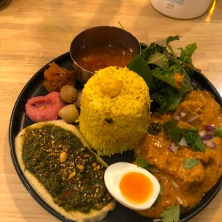 あいがけコンボカレー(chikyu masala)