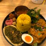 あいがけコンボカレー(chikyu masala)