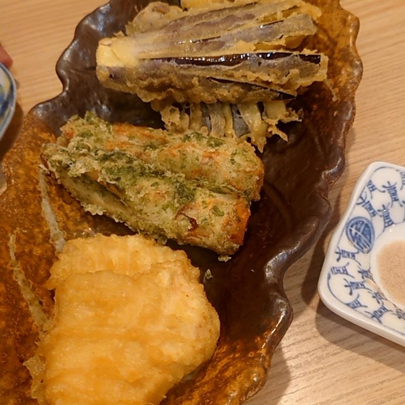天ぷら盛り合わせ(考えるな、うどん食え。)