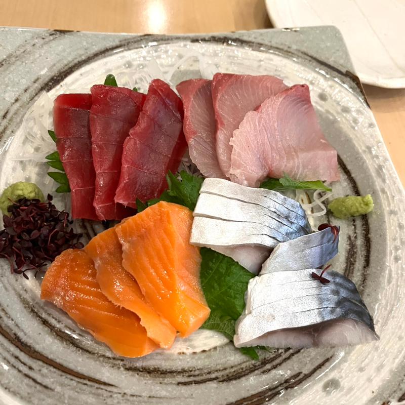 コースの刺し盛り(絆 旬の肴と和み酒場)