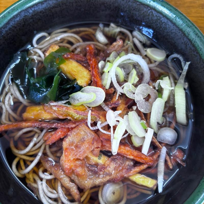 かき揚げそば(芭蕉そば )