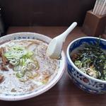 元らーめん+半ぶためしセット(蔵前元楽総本店 )