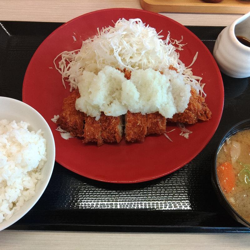 おろしカツ定食(かつや 岩手一関店 )
