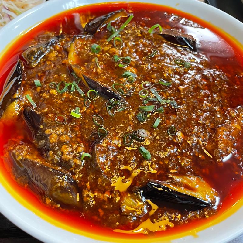 麻婆茄子(中華料理 四季)