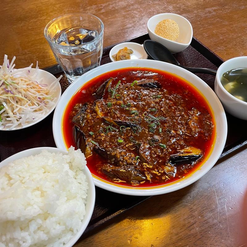 麻婆茄子ランチ(中華料理 四季)