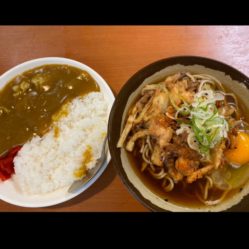 カレーライスセット　(亀有そば)