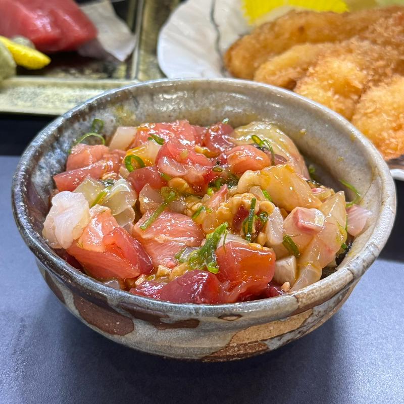 海鮮納豆和え(一栄 （かずえい）)