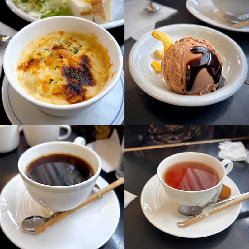 ドリア、アイスクリーム、コーヒー、紅茶(魔女のたまご )