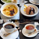 ドリア、アイスクリーム、コーヒー、紅茶